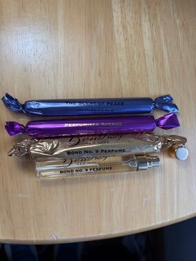 Bond No. 9 3x 7.5 ml Spray Bon Bons Perfumista Ave, Scent of Peace NWT